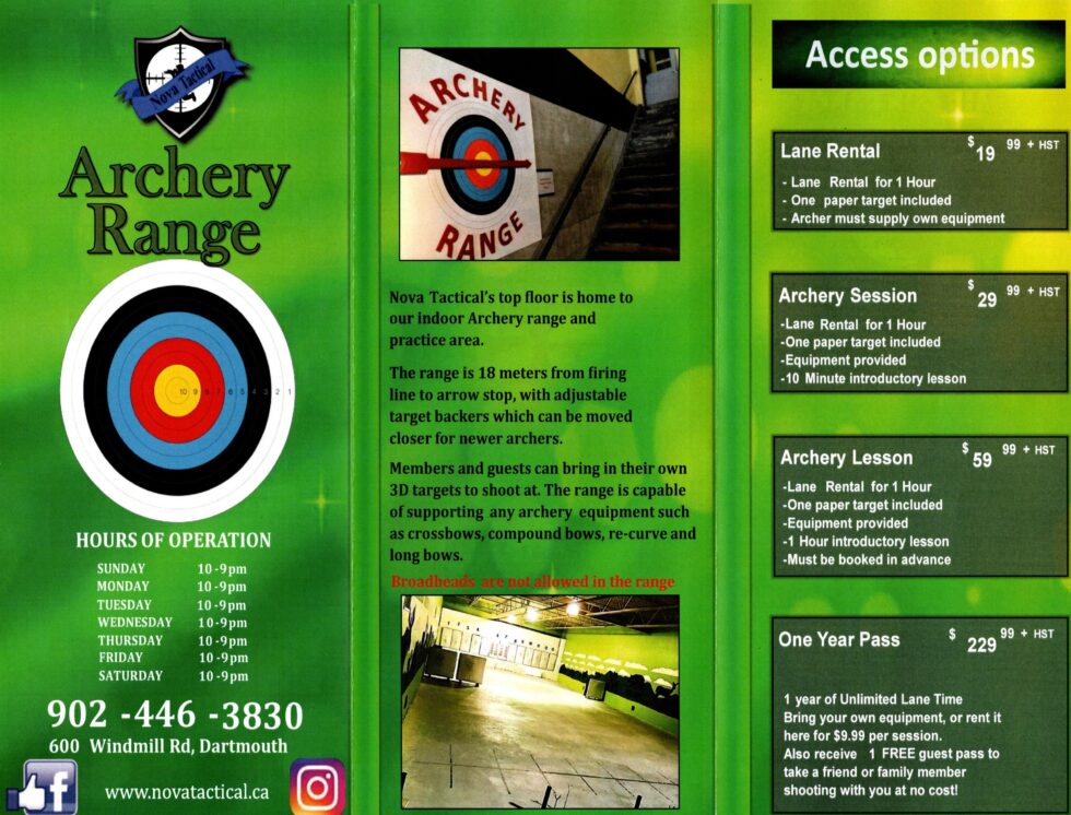 Archery Range Nova Tactical