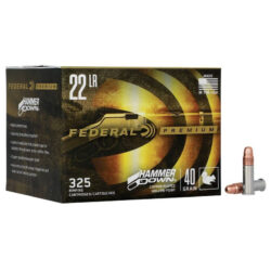 Federal - HammerDown Rimfire 22 LR. 40 GR. Copper Plated Hollow Point 325rds.
