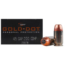 Speer - Gold Dot 45 GAP 200Gr. Hollow Point 20rds.