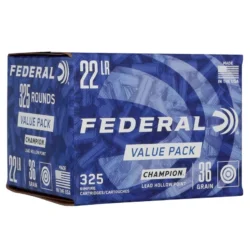 Federal - Champion Training 22 LR. 36 Gr. Lead Hollow Point 325rds.