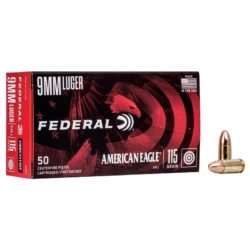 Federal - American Eagle 9mm, 115 Grain, FMJ 50rds.