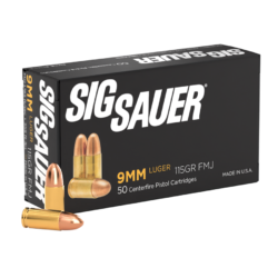 Sig Sauer - 9MM 115GR. Elite Ball FMJ 50rds.