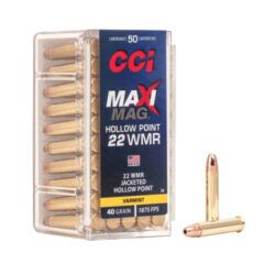 CCI - MAXIMAG 22WMR 50rds. 40gr. JHP 1875FPS