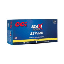 CCI - MAXIMAG 22WMR JHP 40GR. 200RDS 1875FPS