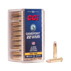 CCI - GAMEPOINT 22WMR 50rds 40Gr. JSP 1875FPS