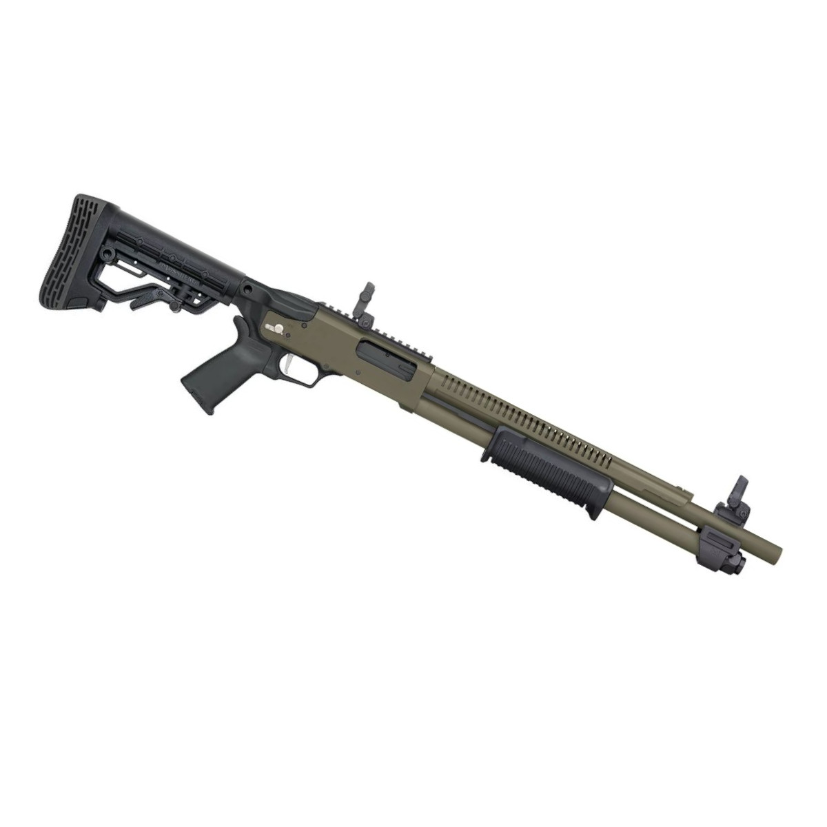 Mossberg - 590R 12Ga. 3" Cerakote ODG 18.5" BBL