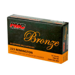 PMC - Bronze .223REM 55Gr. FMJ-BT 20rds.