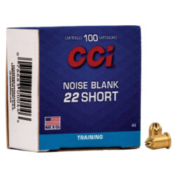 CCI - Noise Blanks, 22 Short, 0 Grain, Blank 100rds.