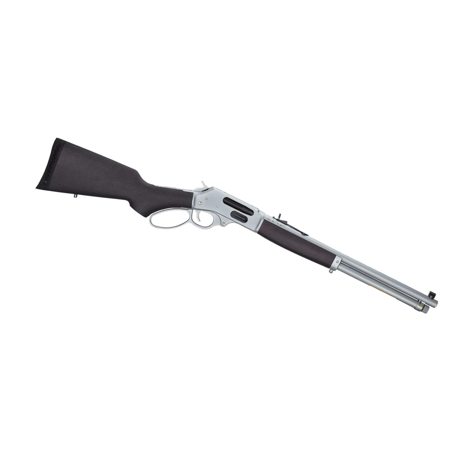 Henry - All-Weather Lever Action 45-70 BLK/SLVR Large Loop