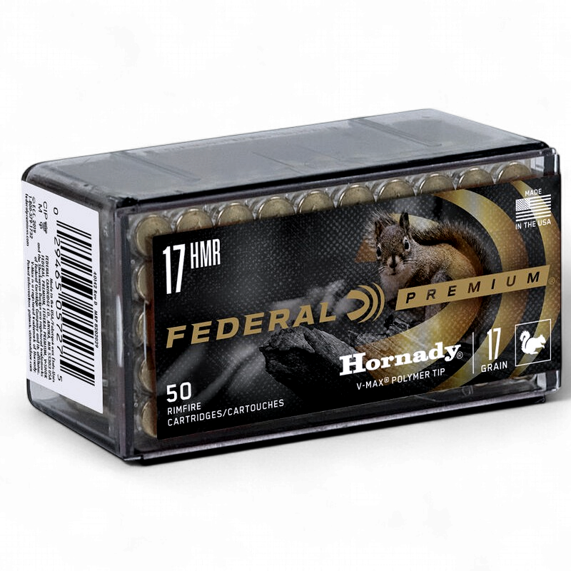 Federal - Premium .17HMR Hornady V-Max Predator 50rds.