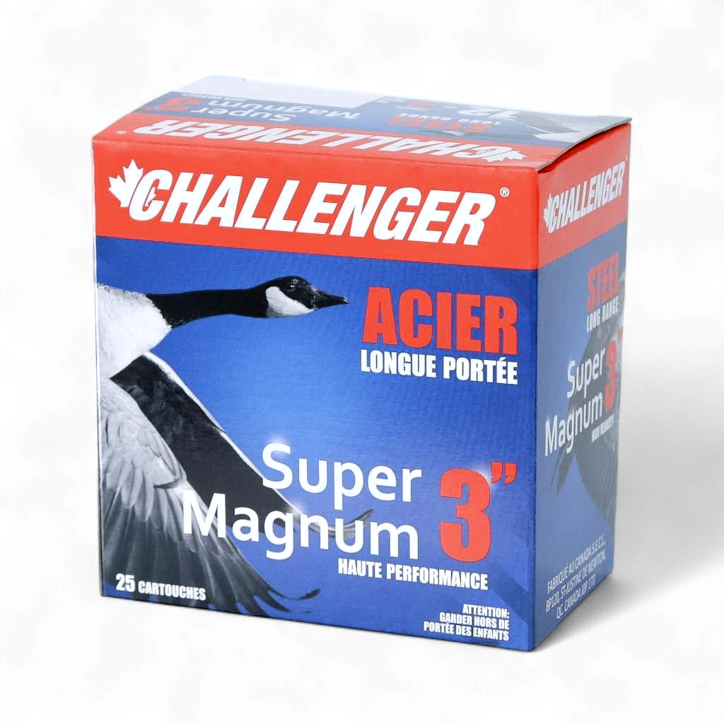 CHALLENGER - 12GA. 3” SUPER MAG 1-1/4oz. #1 STEEL 25RND