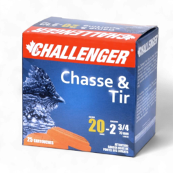 Challenger Sporting 20 Gauge 2-3/4 Inch #6 7/8 oz 25 Rounds