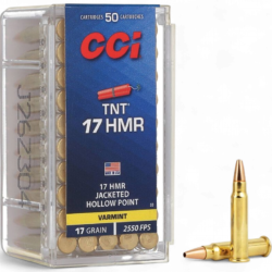CCI TNT Green 17HMR 17gr HP 50 rounds