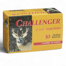 CHALLENGER - 20GA SLUG 2-3/4" MAGNUM 1610FPS 10RND