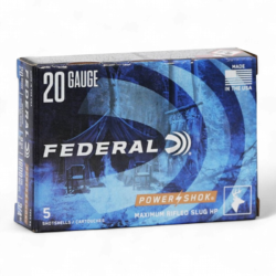 Federal - 20Ga. 2-3/4" 3/4 OZ. RIFLED SLUG 5rds.