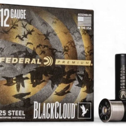 FEDERAL - BLACKCLOUD 12GA 2-3/4” 1-1/8OZ #4 1,500FPS 25RND