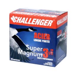CHALLENGER - 12GA. 3-1/2” 1-3/8OZ #2 SUPER MAG STEEL 25RND