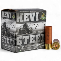 HEVISTEEL - HEVI SHOT 12GA 3” 1-1/4OZ #1 1500FPS 25rds.