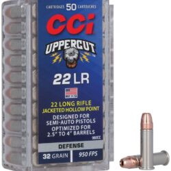 CCI - 22LR UPPERCUT 32GR. PLATED HP 50rds.