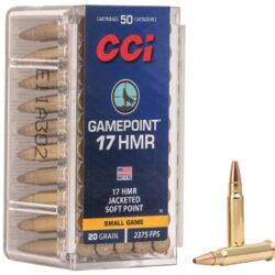 CCI - GAMEPOINT 17HMR 20GR. 50rds. 2375FPS