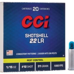 CCI - Shotshell 22LR #12 20 rds.