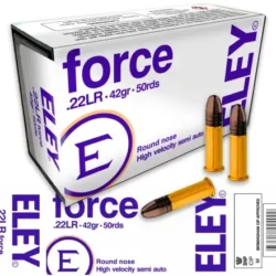 Eley - Force .22LR HV RN 42gr. 50rds.