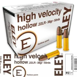 Eley - High Velocity .22LR 38Gr. HP 50rds.