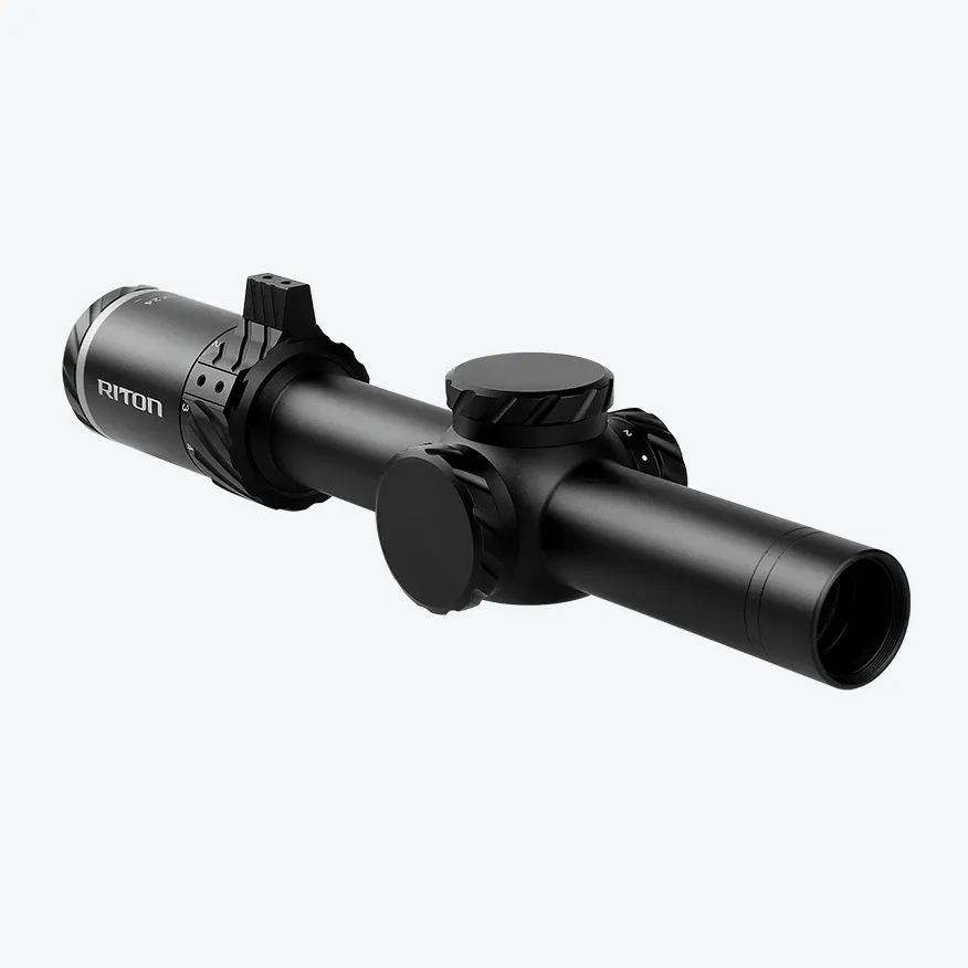 Riton Optics - 3 Tactix 1-8x24 SFP MOA Illuminated OT Reticle Rifle Scope