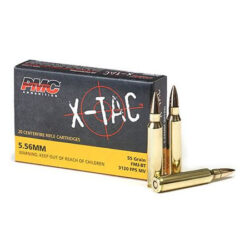 PMC - X-Tac 5.56x45 FMJ BT 55gr. 20 rds