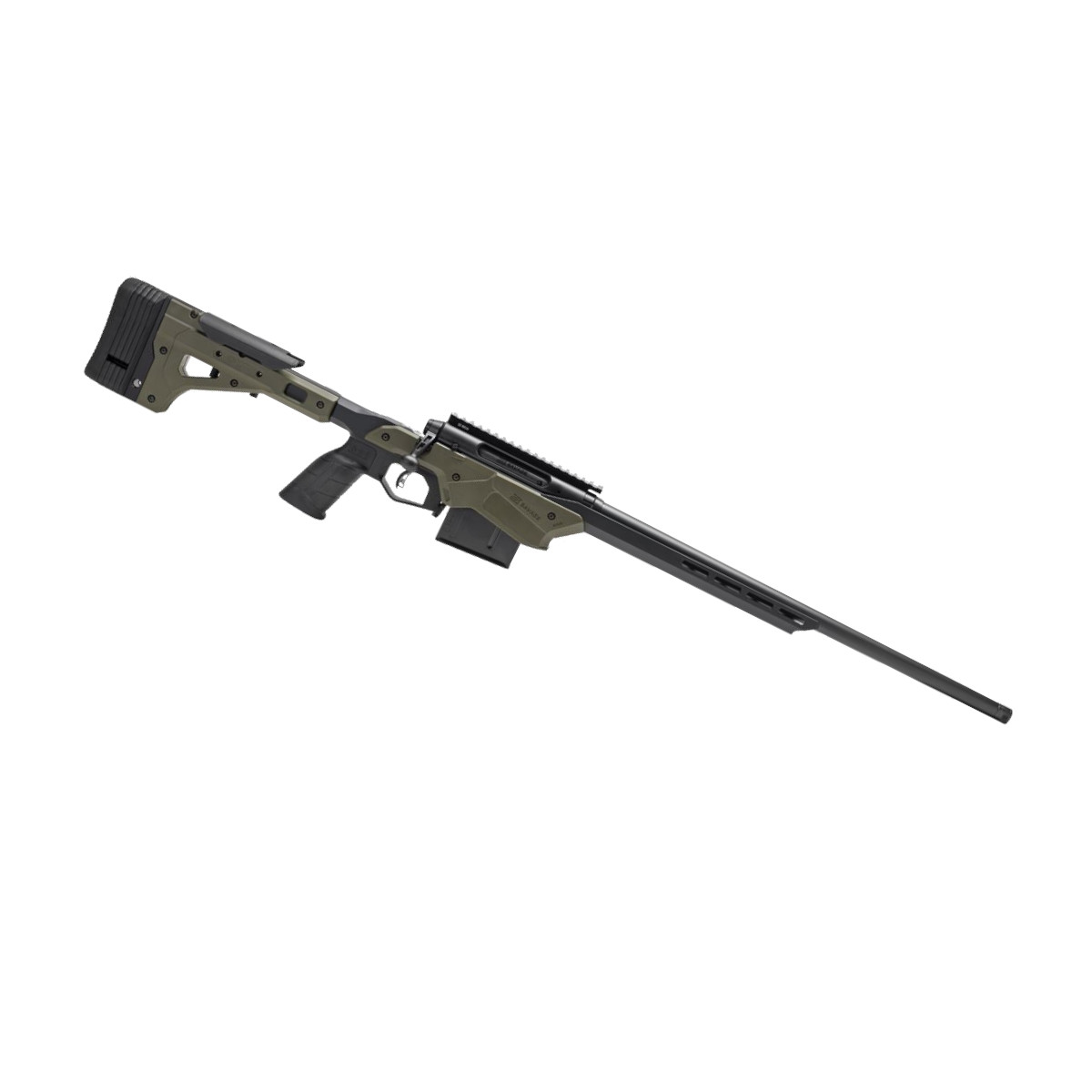 Savage - AXIS II PRECISION AL OD GR/BLK CAL 308 WIN 22'' BBL 10 RND