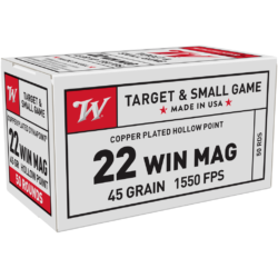 Winchester - White Box .22WMR 45Gr. 50rds.