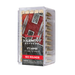 Hornady - 17 HMR V-Max 17Gr. Varmint Express Rimfire 50rds.