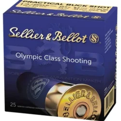 Sellier & Bellot - Practical 00 Buck Shot 12Ga. 2-1/2" 9 Pellet 25rds.