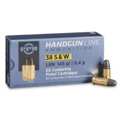 PRVI - .38 S&W, 145gr LRN 50Rds.