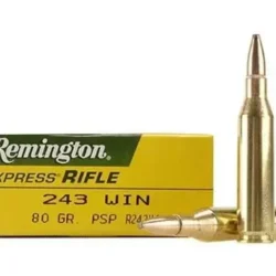 Remington - .243 WIN. 80GR. PTD SP 20rds.