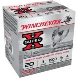 Winchester - Xpert 20GA 3" #4 7/8OZ 1500FPS 25rds.