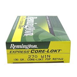 REMINGTON - .270WIN 130GR. PTD SP CORE-LOKT 20rds.