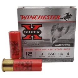 WINCHESTER - XPERT STEEL SHOT 12GA 3" 1-1/8 #4 1550FPS 25rds.