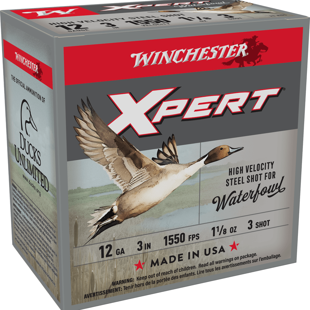 WINCHESTER - XPERT 12GA 3" 1-1/8OZ #3 1550FPS 25rds.