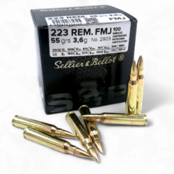 S&B - .223REM 55GR. FMJ 100rds.