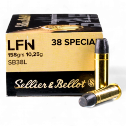 Sellier & Bellot - .38SPL 158Gr. LFN 50Rds.