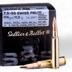 SELLIER & BELLOT - 7.5X55 SWISS 174GR FMJ 50rds.
