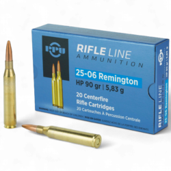 PPU - RIFLELINE .25-06 REMINGTON 90GR 20rds.