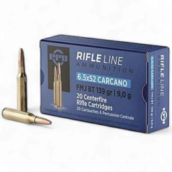 PRVI - 6.5x52 Carcano FMJ-BT 139 gr. 20rds.