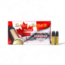 Sellier & Bellot - Canadian Match Standard .22LR 40gr 50rds.