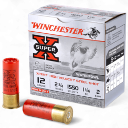 WINCHESTER - XPERT 12GA  2-3/4" #2 1-1/16OZ 1550FPS 25rds.
