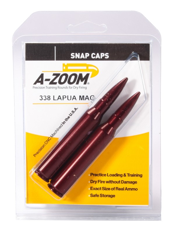 A-Zoom .338 Lapua Magnum Snap Caps