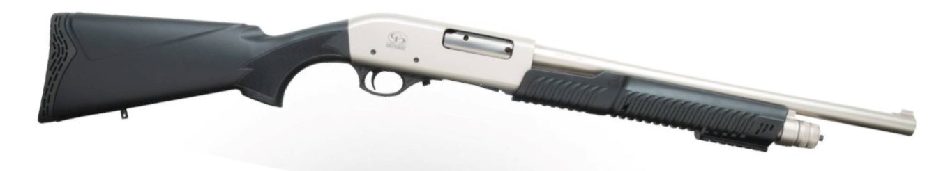 Charles Daly - Model 301 12Ga. 3" Tactical Pump Shotgun NICKEL