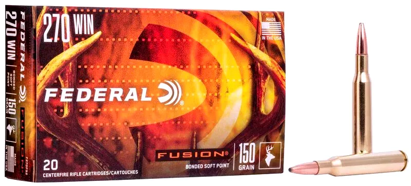 Federal - Fusion .270 Winchester 150Gr. BSP 20rds.